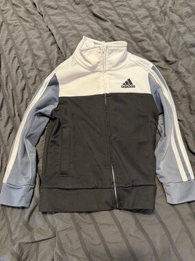 adidas Black, White & Grey Track Jacket